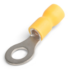 Наконечник кольцевой изолированный КВТ НКИ 6.0-6 с ПВХ манжетой [47482]