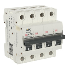 Автоматический выключатель IEK ARMAT M06N 4P C 50А [AR-M06N-4-C050]