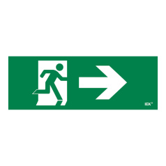 Самоклеящаяся этикетка IEK 280х100 мм, Фигура/стрелка вправо [LPC10-1-28-10-FNAPR]