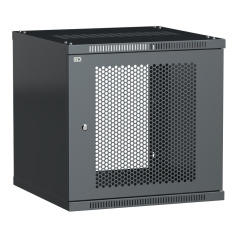 Шкаф настенный ITK LINEA WE 12U 600х600 мм, чёрный [LWE5-12U66-PF]
