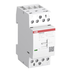 Контактор модульный ABB EN25-40N-06 с ручным управлением (25А АС-1, 4НО), катушка 230В AC/DC [1SAE232111R0640]