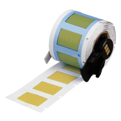 Термоусадочные трубки Brady M6‐375‐1‐342‐YL полиолефин, 25.78 х 16.38 мм, желтые, 100 шт [brd173660]