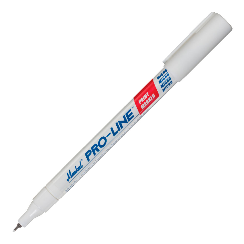 Тонкий маркер Markal Pro-Line Micro, белый, 0.8 мм [96888]