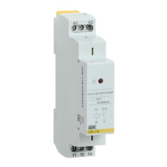 Реле промежуточное модульное OIR IEK 1 контакт 16А 24В AC/DC [OIR-116-ACDC24V]