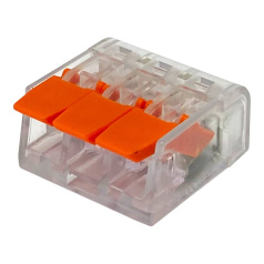 Клемма соединительная рычажковая Rexant СМК 221-413 (5 шт) [06-0217-A5]