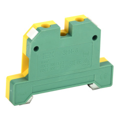 Зажим наборный IEK ЗНИ-6PEN 6 мм², заземление, желто-зеленый [YZN20-006-K52]