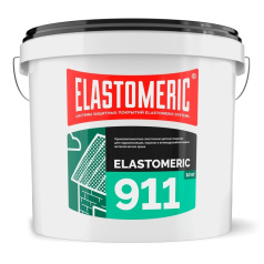 Мастика для гидроизоляции кровли Elastomeric 911, красный рубин (RAL 3003), 10 кг