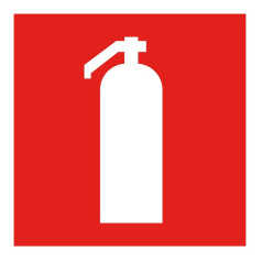 Самоклеящаяся этикетка IEK 150х150 мм, Огнетушитель [LPC10-1-15-15-OGNT]