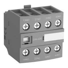 Блок контактный фронтальный ABB CA4-22M (2НО+2НЗ) для контакторов AF09-AF16-30-10 [1SBN010140R1122]