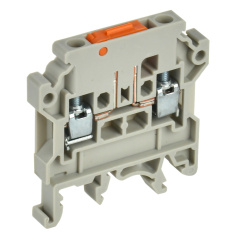 Клеммная колодка измерительная IEK "ARMAFIX" CTS-DT 4 мм², фаза, серая [YCT15-04-K03-004]