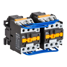 Контактор IEK КМИ-23230 реверс 32А 400В/АС3 2NO [KKM23-032-400-20-1]