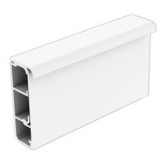 Кабельный канал плинтусный Kopos, LPK 80X25 (HD), белый
