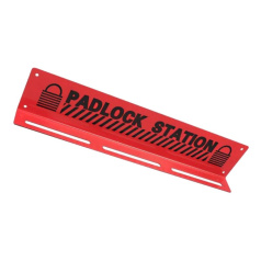 Станция для хранения замков, вместимость до 15 замков, красный [gwrB33]