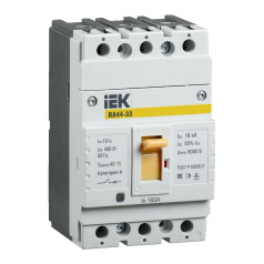 Автоматический выключатель IEK ВА44 33 3Р 50А 15кА [SVA4410-3-0050]