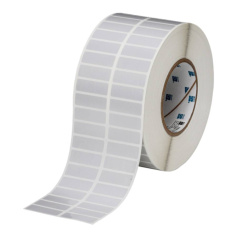 Этикетки Brady THT-37-413-10 полиэстер, 38.1 х 12.7 мм, серебристые, 10000 шт [brd104172]