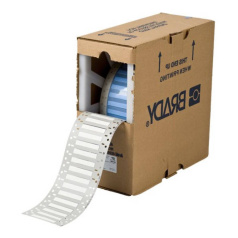 Термоусадочный маркер Brady PS-187-2-WT, 50.8 х 8.5 мм, белые, 2500 шт [brd32602]