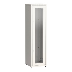 Шкаф напольный сетевой 19" ITK LINEA E 42U 600х600 мм, серый [LE35-42U66-GM]