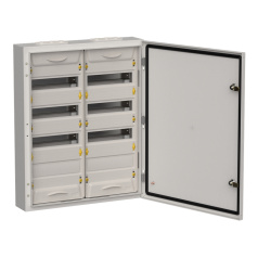 Корпус металлический IEK TITAN 5 ЩРн-96 (2х48), 710х570х140 мм, IP54, серый [TI5-50-N-2X048-54-7035]