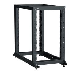 Стойка двухрамная 20U ITK LINEA F, 600х600-1000мм, черная [LF05-20U61-2GM]