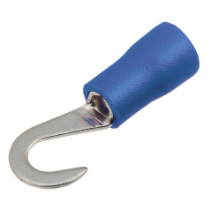 Крюковой изолированный наконечник IEK НИК 2-4 с ПВХ манжетой (100 шт) [UNL30-D25-4-4]