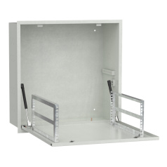 Шкаф встраиваемый потолочный ITK LINEA R 4U-глубина 600х600 мм, серый [LR35-4U66-MF]