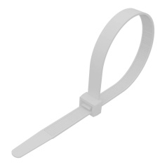 Хомут-стяжка нейлоновая Rexant 150 x 2.5 мм, белая (100 шт) [07-0150]