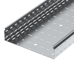 Лоток перфорированный IEK ESCA 7, сталь, толщина 1.5 мм, 100х400х3000 мм [CLP10-100-400-150-3]