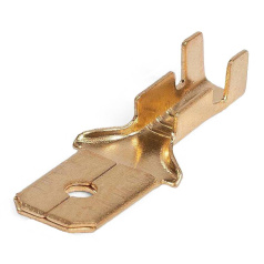 Разъем-автоклемма плоский «папа» КВТ РП-П 2.5-(6.3) [59138]