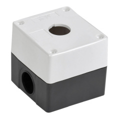 Корпус IEK КП101-Р для кнопок 1 место, белый [BKP10-1-K01-R]