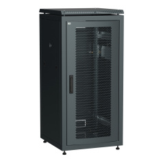Шкаф сетевой 19" ITK LINEA N 24U 600х600 мм, чёрный [LN05-24U66-P]
