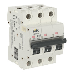 Автоматический выключатель IEK ARMAT M06N 3P B 50А [AR-M06N-3-B050]