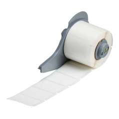 Перемещаемые наклейки Brady M7‐31‐498 виниловая ткань 25.4 х 38.1 мм, белые, 250 шт [brd173341]