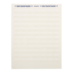 Самоламинирующиеся этикетки Brady LAT-16-361-1 на листах LETTER, 25,40 х 19,05 мм, белые (12 листов) [brd24565]