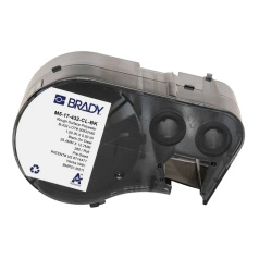 Этикетки Brady M5-17-432-CL-BK полиэстер, 25.4 х 12.7 мм, черный на прозрачном, 280 шт [brd170873]