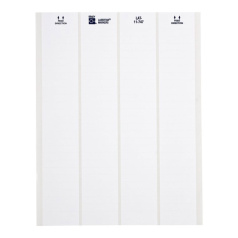 Этикетки Brady LAT-11-747-5 на листах LETTER, 47,63 х 9,53 мм, белые (50 листов) [brd29730]