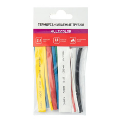 Набор термоусаживаемых трубок Rexant MULTICOLOR 2:1 (13 шт) [29-0103]