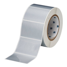 Этикетки контроль вскрытия Brady THT-19-362-1 винил, 76.2 x 50.8 мм, серебристые [brd146167]