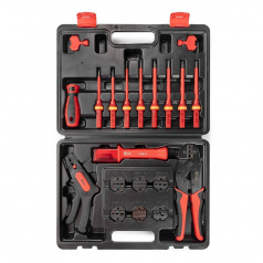 Набор КВТ СКМ-3 «Профи» для резки, снятия изоляции и опрессовки [103137]