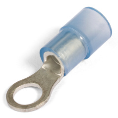 Наконечник кольцевой изолированный КВТ НКИ(н) 2.5-4 с нейлоновой манжетой [57909]