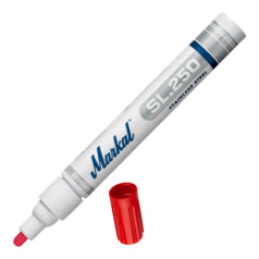 Маркер для нержавеющей стали Markal SL250 PMUC, красный, 3 мм [31600329]