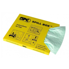 Салфетки для сбора химикатов Brady SA-SBH до 9 литров, 40 x 50 см, 10 шт в диспенсере  [spc813910]