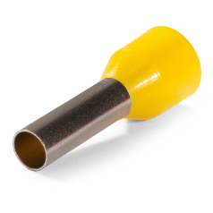 Наконечник штыревой втулочный изолированный КВТ НШВИ «ЕВРО» 6.0-12 [103206]