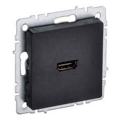 Розетка HDMI IEK BRITE РHDMI-0-БрЧ черный [BR-H10-K02]