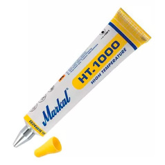Маркер-тюбик термостойкий Markal HT1000, желтый, 6 мм [96703]
