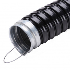 Металлорукав герметичный в ПВХ-изоляции Fortisflex Р3-ЦПнг-LS 18 с протяжкой [82477]