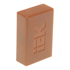 Заглушка IEK ELECOR, КМЗ 20х10, дуб (4 шт) [EL-KK10D-Z-020-010-K11]
