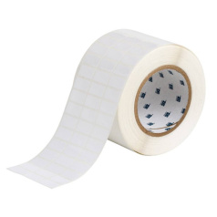 Этикетки Brady THT-5-533-10 полиэстер, 25.4 х 12.7 мм, белые, 10000 шт [brd139550]