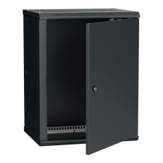 Шкаф настенный ITK LINEA W 12U 600x450 мм, чёрный [LWR5-12U64-MF]