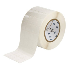 Этикетки Brady THT-91-498-5 перемещаемая виниловая ткань, 19.05 х 23.8 мм, белые, 5000 шт [brd62686]