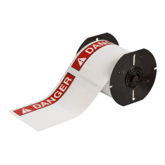 Этикетки Brady B30-25-595-ANSIDA винил, 101.6 х 152.4 мм, белые, 175 шт [gws142182]